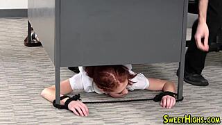 Redheaded Teen Sucking and Riding in High Definition Action