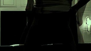 adora's bare feet flash while hot guy strokes his massive cock in glamour kinky scene