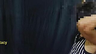 Brother sucks sister-in-law's pussy to calm her.