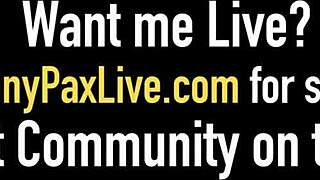 Penny Pax gets Alex Legend's huge load on her big tits, oops!