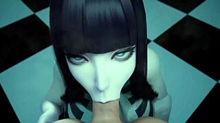 Does the goth witch control your orgasm in this femdom game?