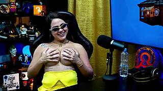 Geisy DK shows off her back tattoo and begs Ruan to bend her over outdoors! 🔥