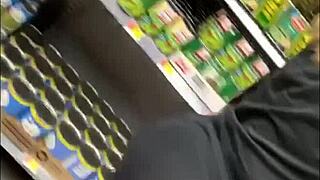 Observing a curvaceous woman with a big ass from afar