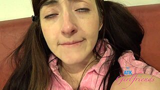 Super cute Tifa Quinn gets pussy licked and fingered to orgasm POV