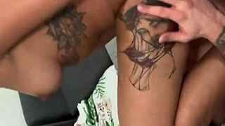 two hot latinas drain us in wild foursome action, damn!