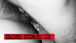 ebony couple casually fucks big black cock leading to squirting orgasm