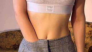 Petite teen 18+ masturbating solo