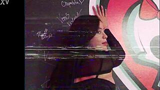 rei sky gets pounded rough and covered in jizz