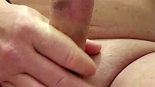 Petite girl enjoys a quick solo session at home