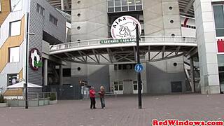 Ever seen an inked goth hooker please an Amsterdam tourist?