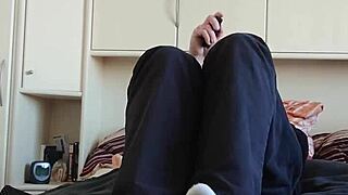 my homemade german chubby feet in white sneakers 😍