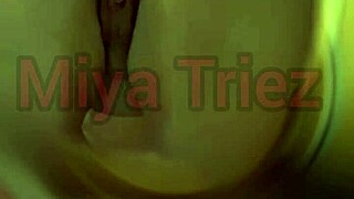 Miya Triez does a hot strip tease for you.