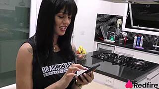 Shay seduziu rides huge cock to anal orgasm in lingerie