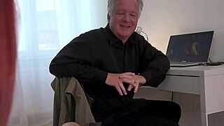 I caught my sugar daddy watching porn, so I rode him hard!  