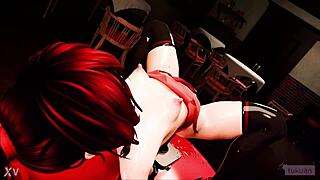 Watch this horse dildo ride show!