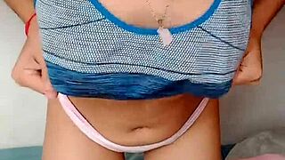 Selene Strips Naked at Home for Her Voyeur Neighbor.