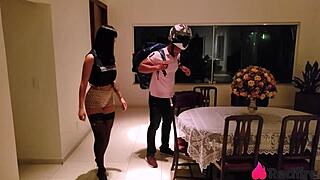 Shay seduziu rides huge cock to anal orgasm in lingerie