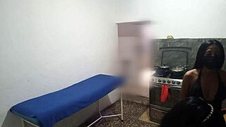 Neighbor Seduces My Best Friend Brunette Milf During Dinner Prep