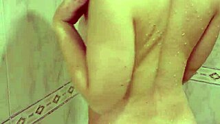 Jessica masturbates in the bath during photoshoot interview.