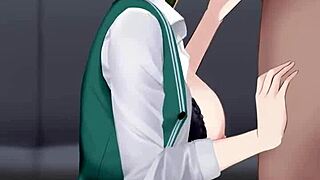 Doing It With My Coworker In 3D Anime, Creampie And Squirting