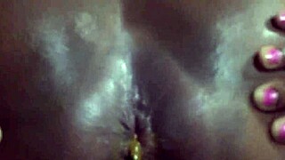 Atriix27 takes a hardcore ebony enema like a champ