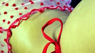 Ever seen a hairy Valentine in a see-through body like this?