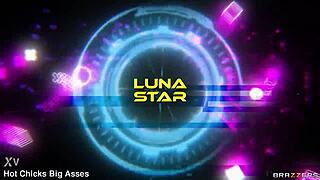 luna star gets touched in brazzers interracial scene