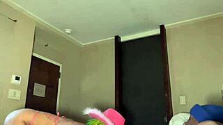 Petite Ebony Slut Stretched By Big Black Cock