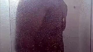 Nego Rubi Shows Off Huge Thick Cock in Public Display