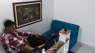 Horny Secretary Begs for Pussy Pounding Now!