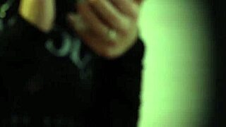 spying on stepsister hiding in bathroom for sneaky orgasm during quarantine