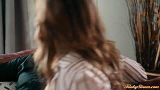 petite brunette sneaks away to bang office mate’s boyfriend