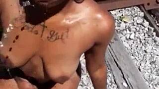 Holy Crap! Fisherman Catches Stripper and Douses Her in Dirty Shower!