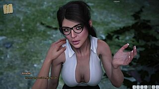 Fat curvy girl in cute outfit asks, Do you want to fuck me in this 3d lust academy?