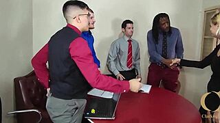 Office gone wild with slutty quickie trailer! 😜