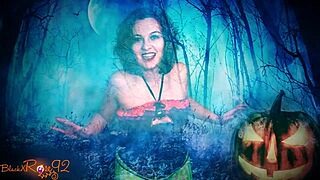 Ghostly Ghoulfriend Joi in Halloween Costume