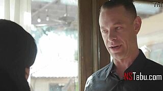 Cheerleader Seduces Old Professor in Uniform for Hot Action