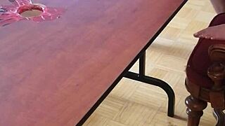 hey, watch her stomp cum right outta that cock