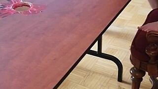 hey, watch her stomp cum right outta that cock