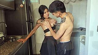 Ian Parker can't resist banging his hot Latina stepsister hard