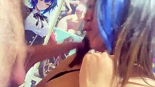 Watch This Sexy University Girl Suck And Fuck Cock!