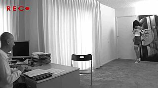 nyomi banxxx's black pussy slammed by white cock hard