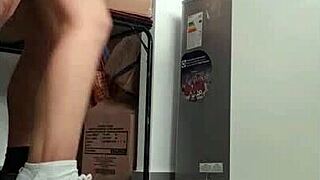 Argentinian Nataly Ninfomana Fucked Hard in Kitchen by Horny Teen 18+