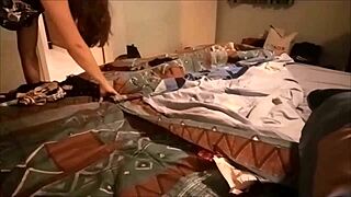 French Amateur Doggystyle in Satin Lingerie Rocks!