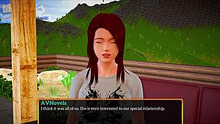 Redhead teen plays erotic game with new family in homemade clip full of big assets