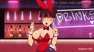 chichi gets fucked by the monster in this milf scene.