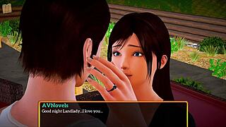 Redhead teen plays erotic game with new family in homemade clip full of big assets