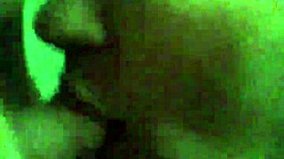 Small dick granny with big tits gives sloppy blowjob