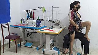 你能抵抗缝纫工坊的黑人诱惑吗？