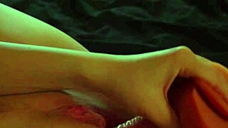 Slow-Motion Closeup: Fucking My Cute Little Pussy to Orgasm in Bed!